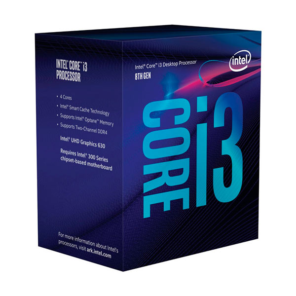 Procesador Intel 1151 i3-8100 3.6 GHz. 6Mb.