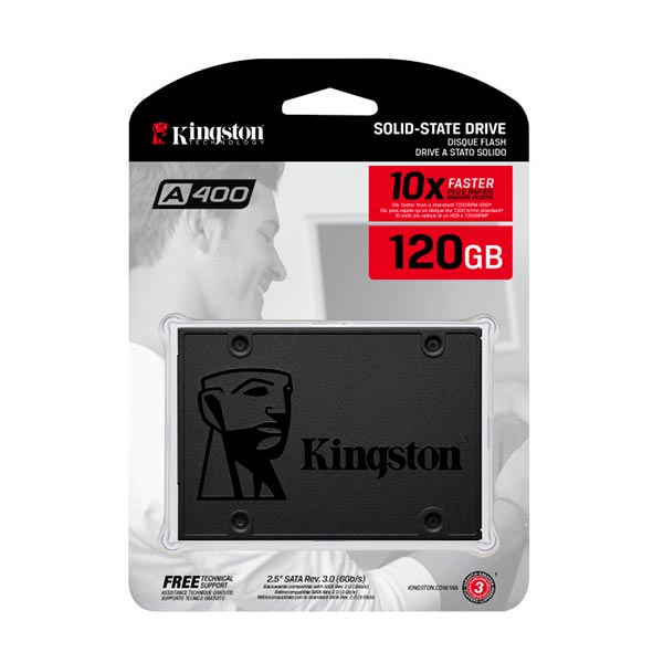 SSD Kingston A400 SATA3 | tecno3000.com - Sarintel informática