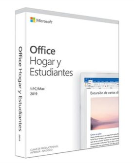 Microsoft Office Hogar y Estudiantes 2019 PC/Mac